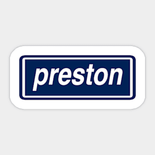 Preston Sticker